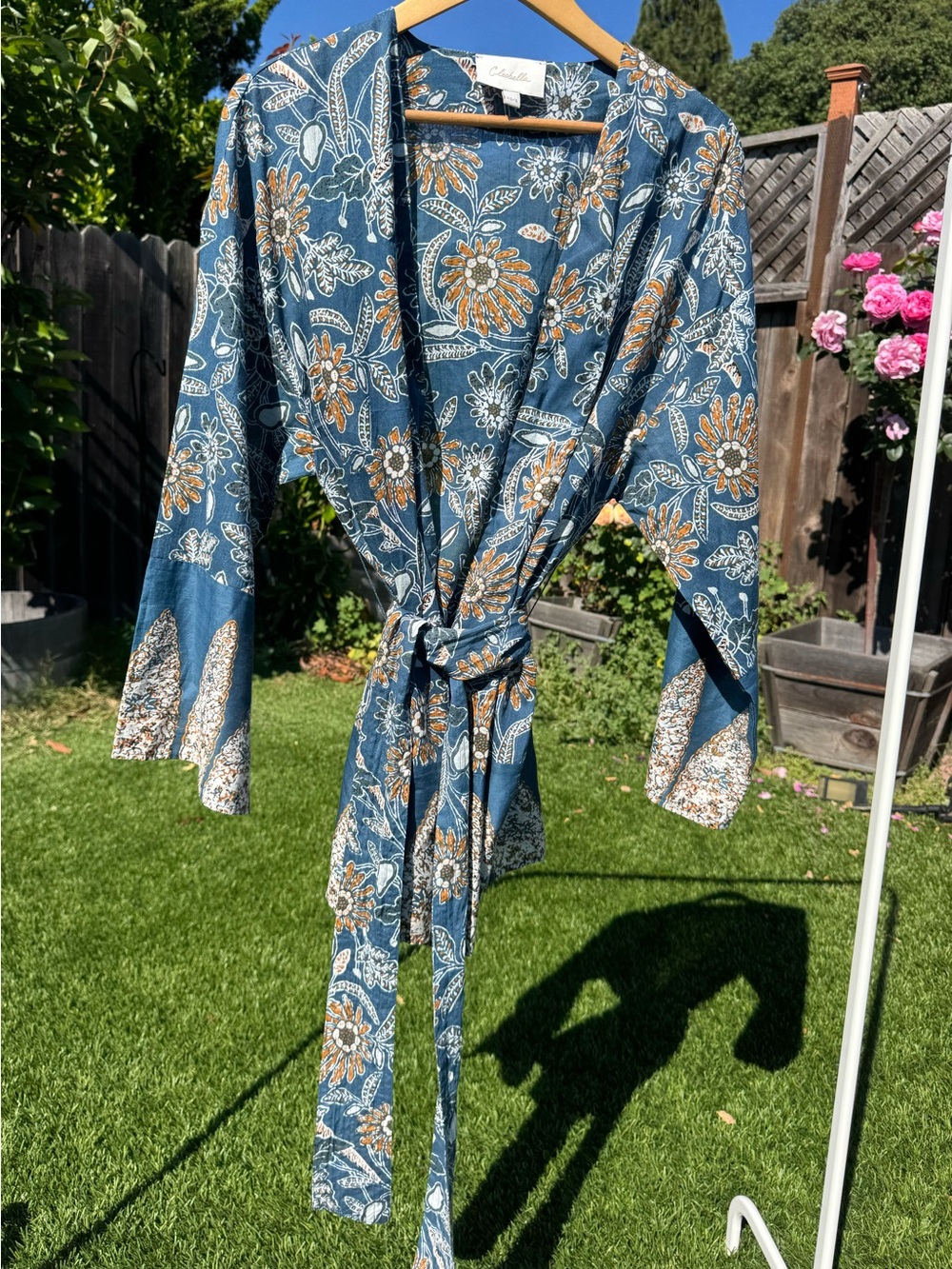 NWOT Cleobella Minerva Kimono Wrap Cover Up In Magnolia size XS/S